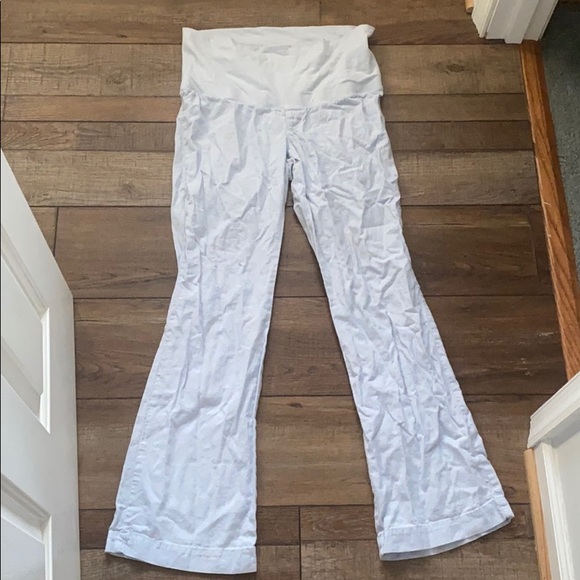 Powder blue Old navy XS maternity summer pants - Picture 1 of 7